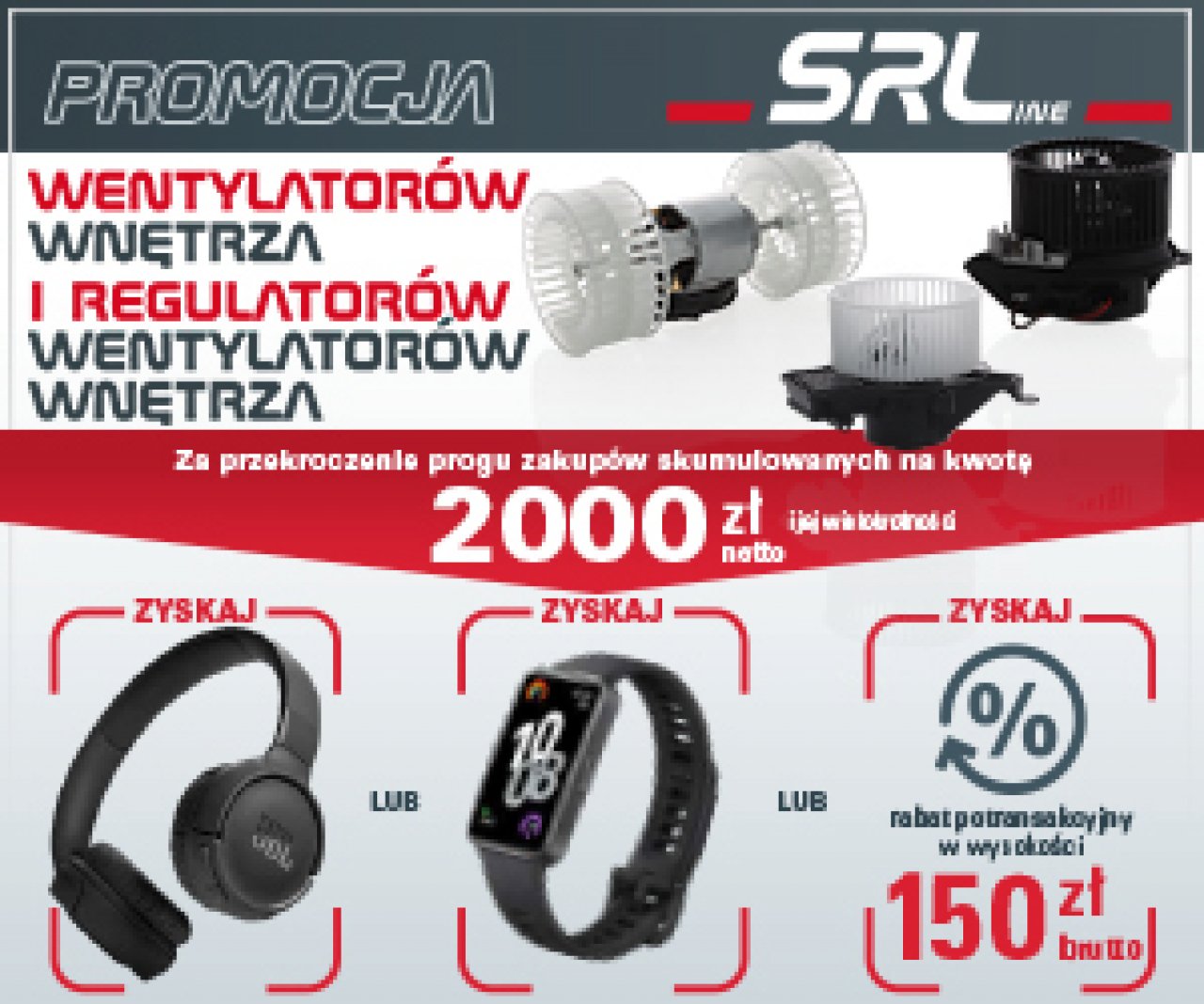 SRLine – wentylatory wnętrza i regulatory wentylatorów wnętrza