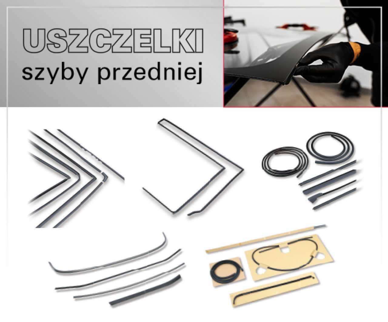 Uszczelki szyby przedniej