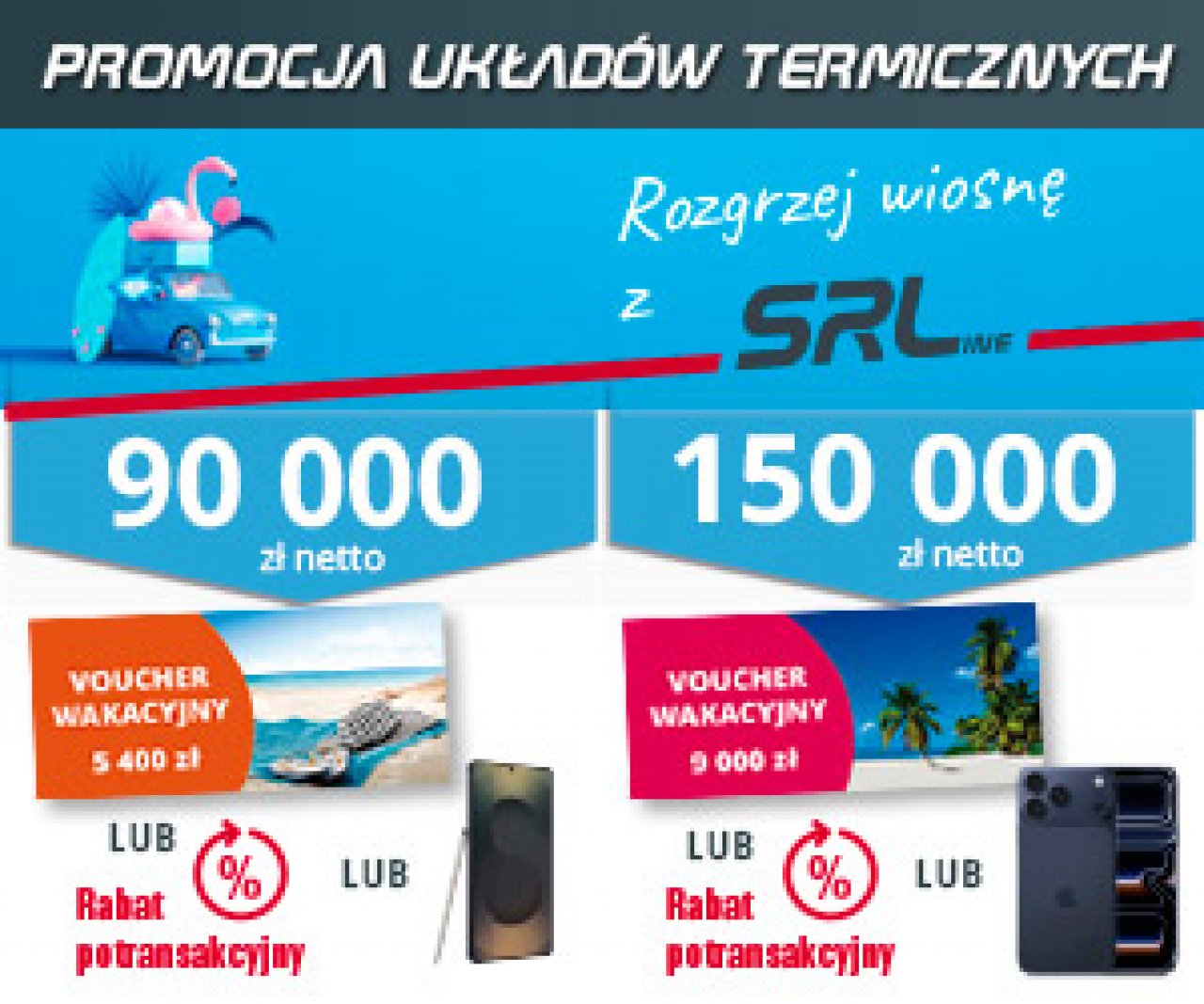 SRLine - wybrane asortymenty z grupy układy termiczne