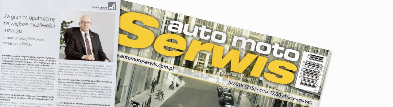 auto moto Serwis 5/2018 (255) - wywiad z Panem Andrzejem Senkowskim