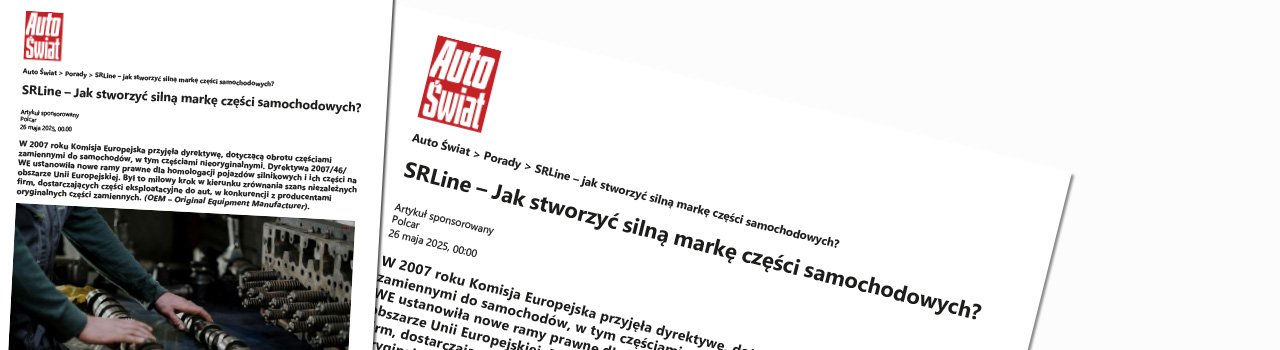 SRLine – jak stworzyć silną markę części samochodowych?